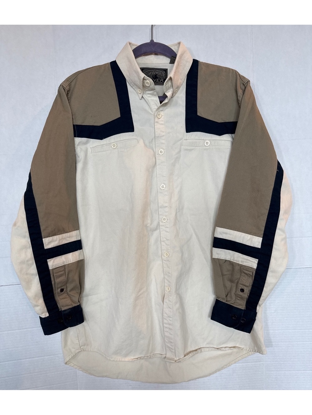 Spindle River Classic Colorblock Button-Up Shirt